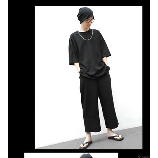 Bộ Quần culottes ống rộng