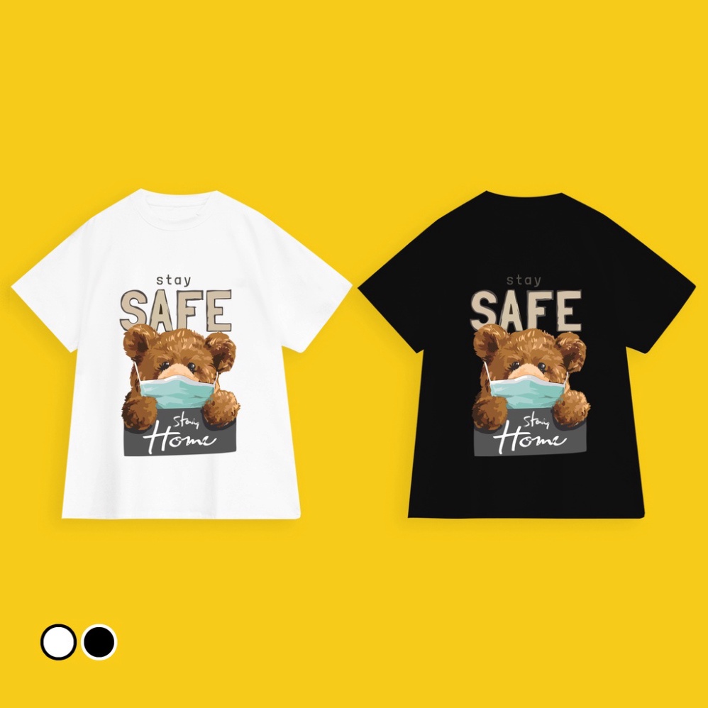 Áo thun unisex tay lỡ, áo thun form rộng ngắn tay unisex, thiết kế vải cotton mát mẻ, dành cho gia đình các cặp đôi | BigBuy360 - bigbuy360.vn