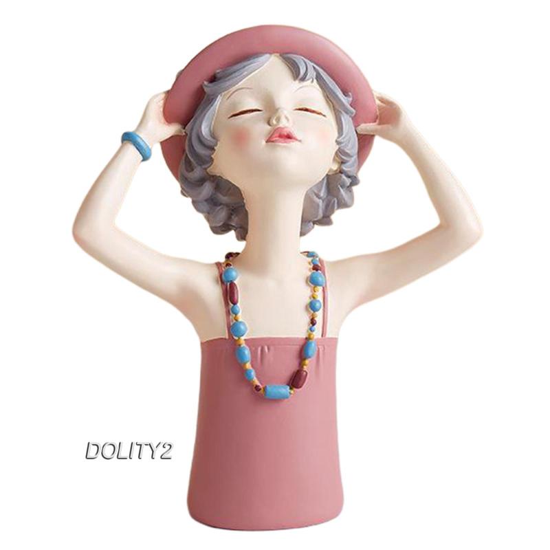 Mô Hình Cô Gái Mùa Hè Bằng Nhựa Resin Thời Trang Để Bàn Trang Trí 2