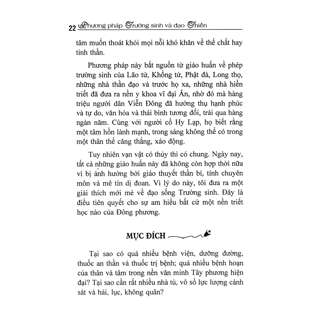 Sách - Phương Pháp Trường Sinh Và Đạo Thiền