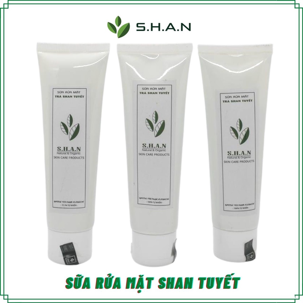 Sữa rửa mặt SHAN, Ngừa Mụn Ẩn, Đầu Đen, Cám, Thâm, Se Khít Lỗ Chân Lông, Mờ Nám, Mờ thâm,