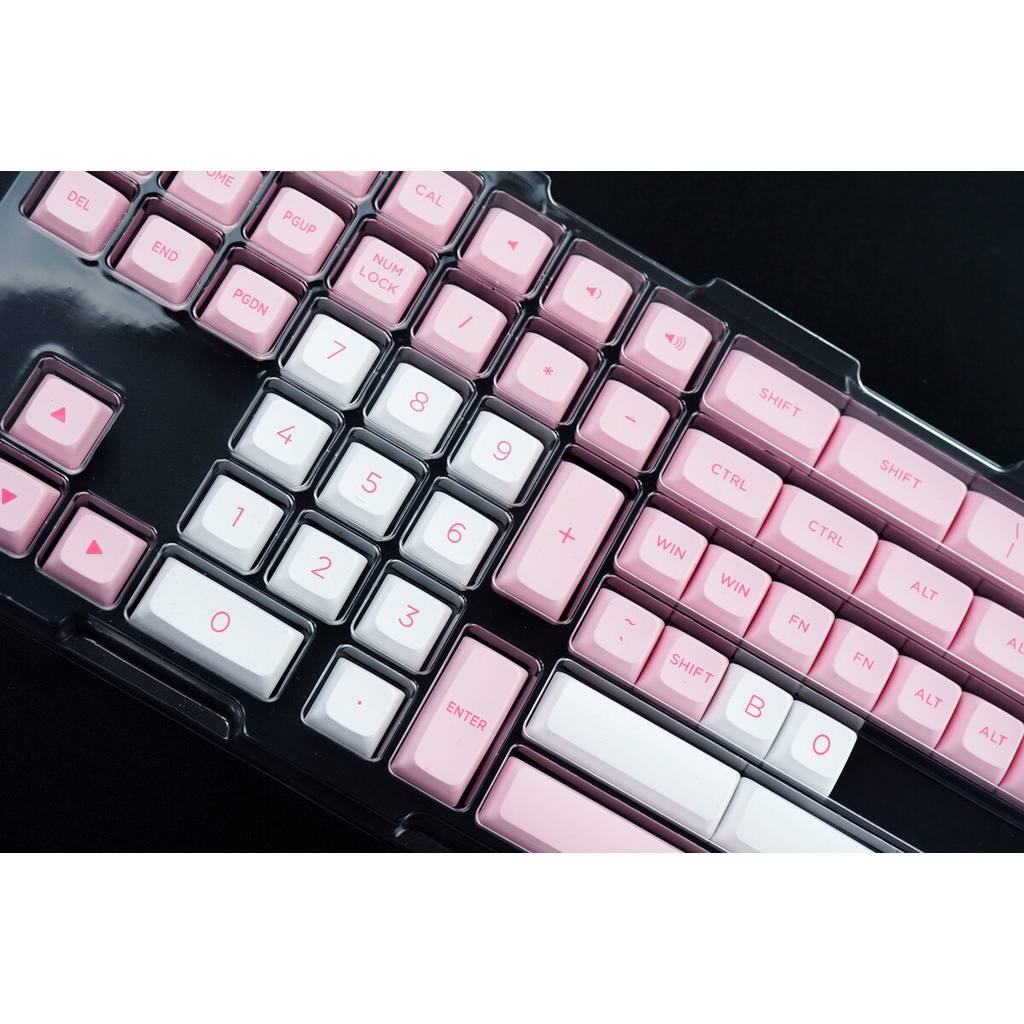 Bộ AKKO Keycap set cho bàn phím cơ – Prunus Lannesiana (PBT Double-Shot/ASA Low profile/155 nút)