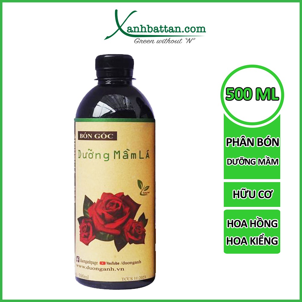 Phân hữu cơ Dưỡng Mầm - Dưỡng Chồi Hoa Hồng DƯƠNG ANH Chai 500 ml