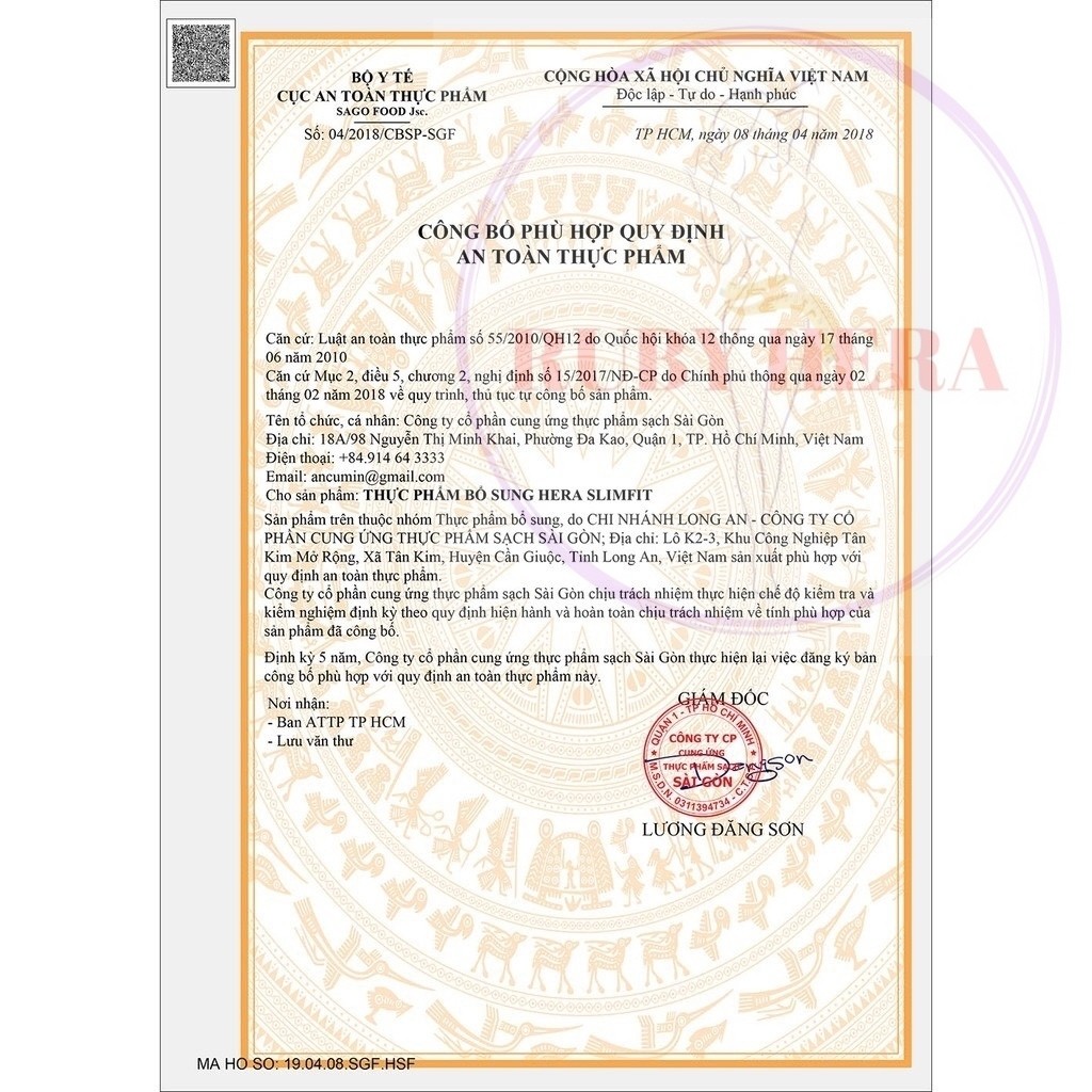 Sữa Giảm Cân HERA SLIMFIT S01 Giảm Eo Siêu Tốc - Giảm Cân An Toàn – Giảm Cân Nhanh (Hộp 100GRAM) | BigBuy360 - bigbuy360.vn