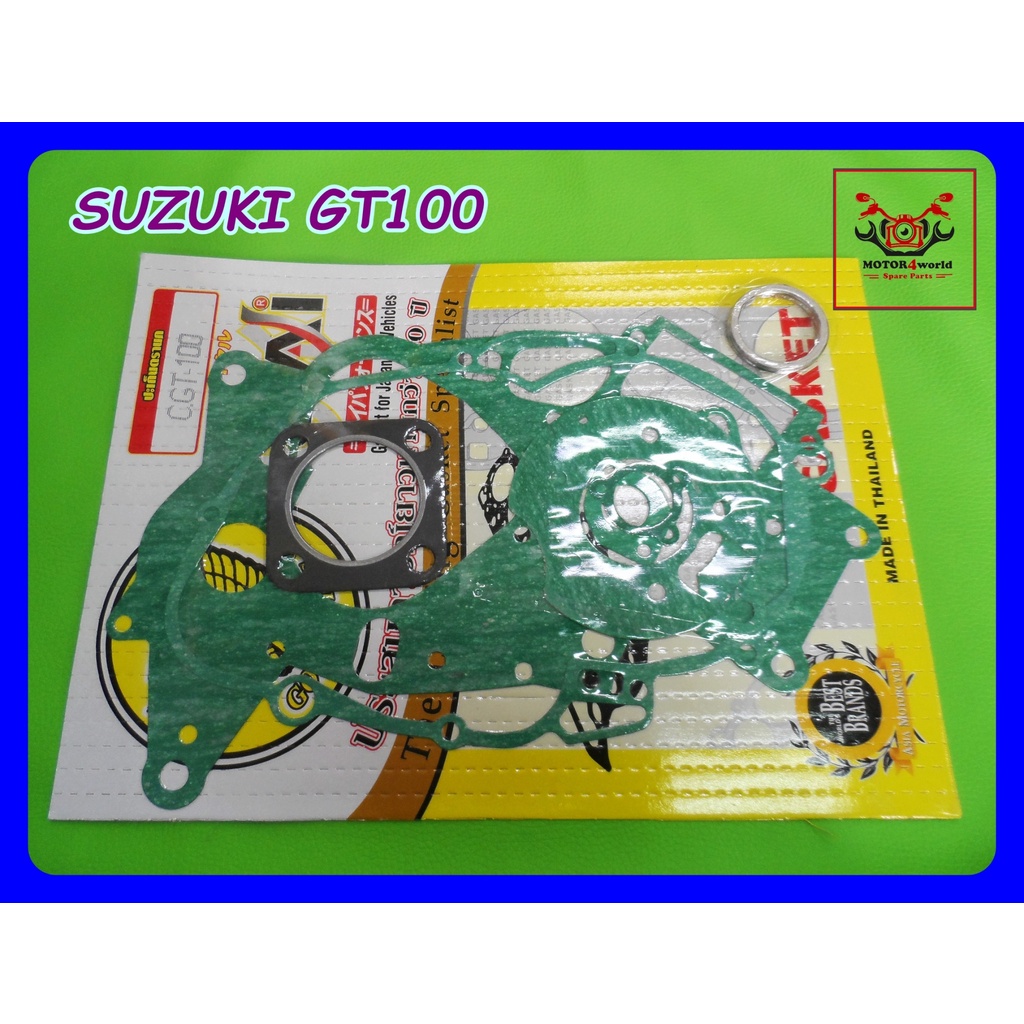 SUZUKI GT100- BỘ GASKET ĐỘNG CƠ HOÀN THÀNH / / Thương hiệu chim lớn "