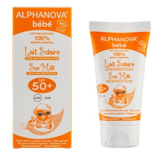 Kem chống nắng hữu cơ bé sơ sinh Alphanova SPF50 50g
