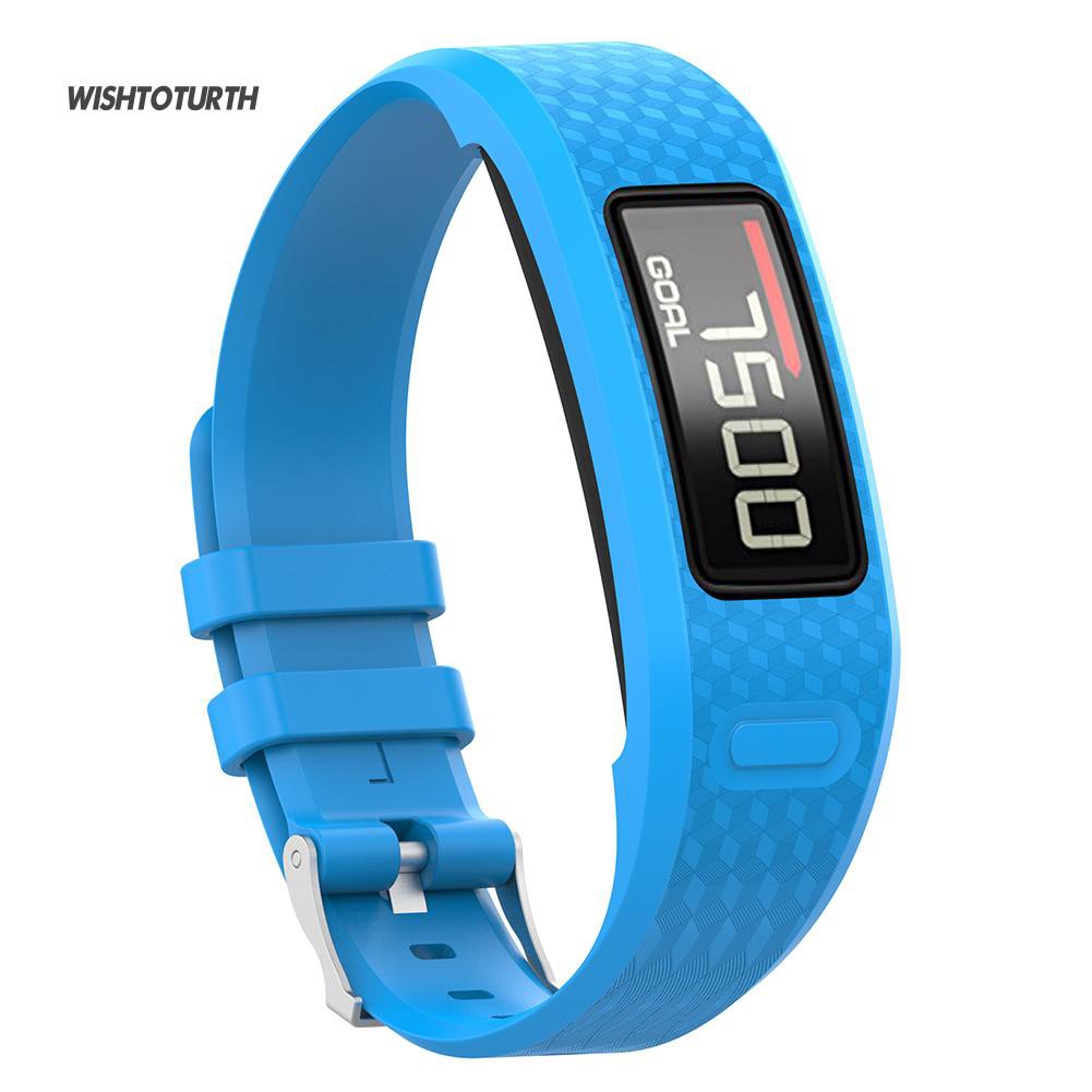 ☼Dây Đeo Thay Thế Chất Liệu tpu Màu Trơn Cho garmin vivofit 1 2