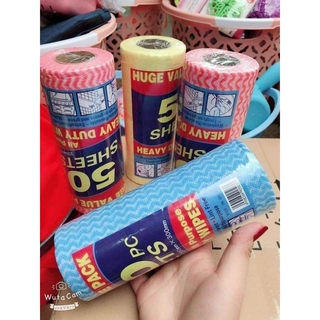 Cuộn khăn lau đa năng - 50 miếng