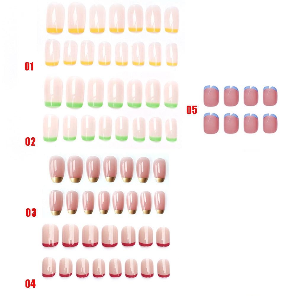 Set 24 Móng Tay Giả Có Thể Tháo Rời