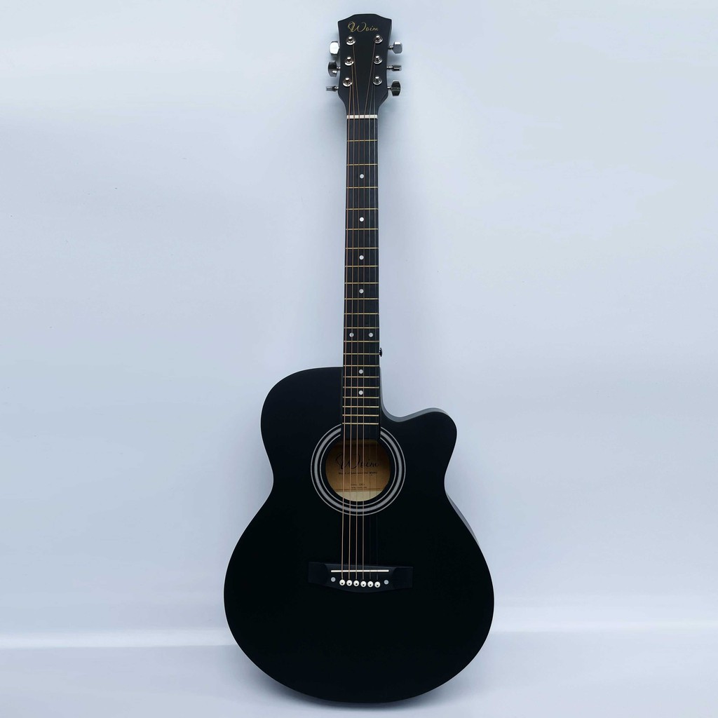 Đàn Guitar Acoustic GU06 Gỗ Anh Đào Dáng Khuyết - Hàng có sẵn