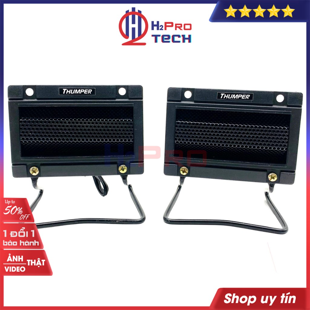 Đôi Loa Treble Kèn Thạch Anh Thumper AT416, 2 Loa Siêu Tép Rời Thạch Anh Cao Cấp 40W-8 Ôm (Tụ 20K Hàn Sẵn)-H2Pro Tech