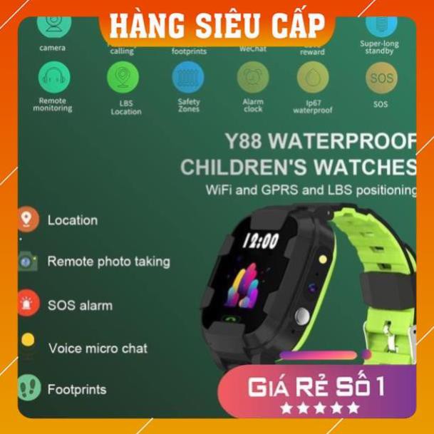 [Hàng xịn] Đồng hồ định vị thông minh trẻ em Y88 nghe gọi chống nước - Bh 12 tháng | BigBuy360 - bigbuy360.vn