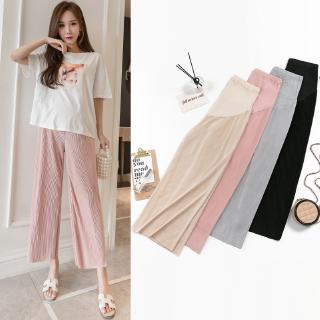 Quần ống rộng thời trang cho mẹ bầu
