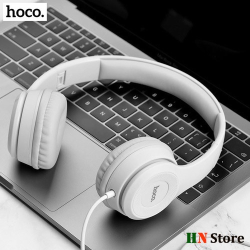 Tai Nghe Chụp Tai Hoco W21 Chính Hãng có mic, tai nghe headphone cho laptop, điện thoại rất hay
