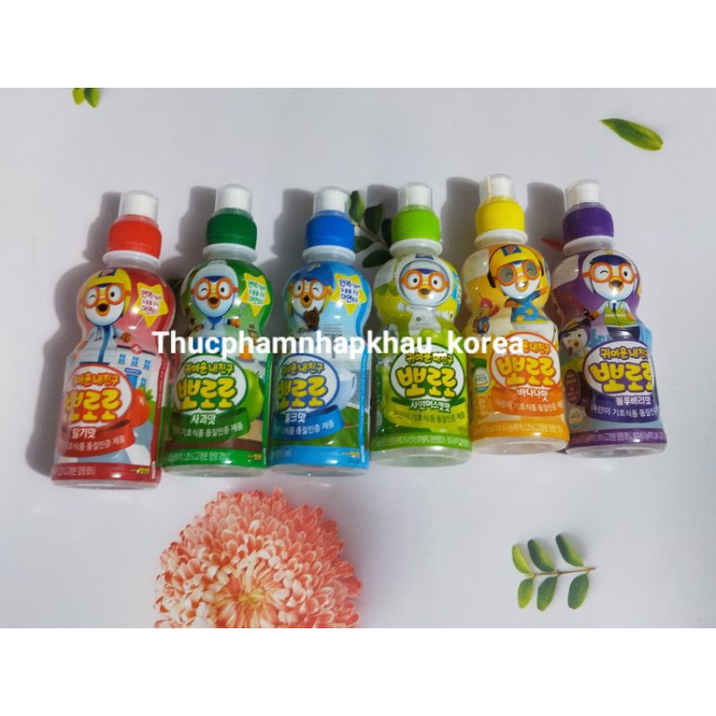 Nước trái cây Pororo Hàn Quốc (thùng 24 chai 235ml)