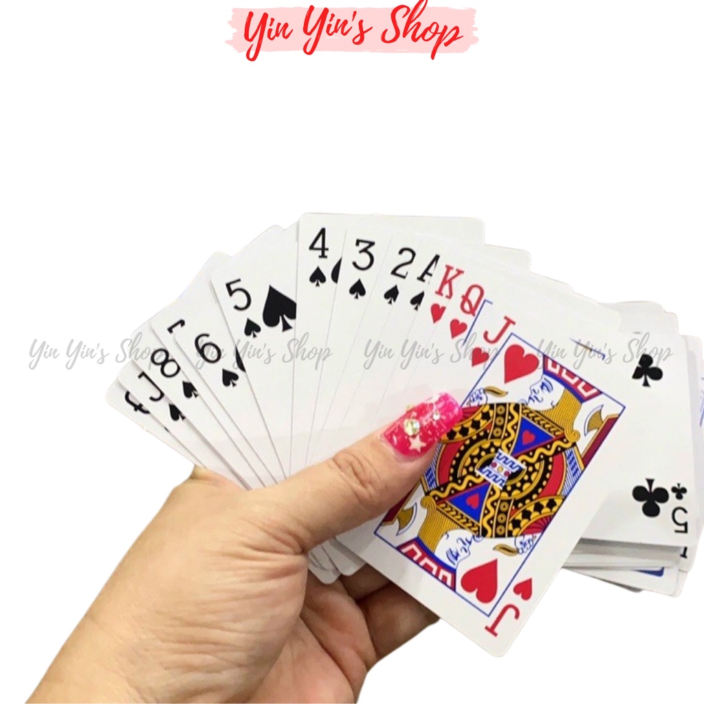 Bộ bài Tây 52 lá Double K tú lơ khơ dùng chơi tiến lên, bài cào, xì dách
