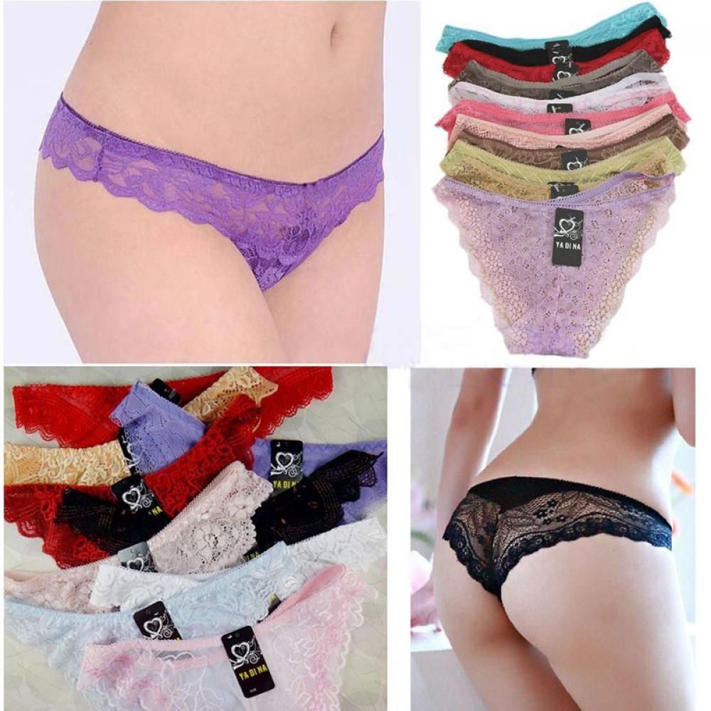 Quần lót lọt khe phối ren quyến rũ dành cho nữ