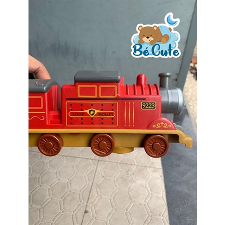 Đoàn Tàu Xe Lửa Tàu Hỏa Đồ Chơi Chạy Pin Tự Động Tiến Lùi Thú Vị Retro Train 0075 Có Hộp Thích Hợp Làm Quà Cho Bé