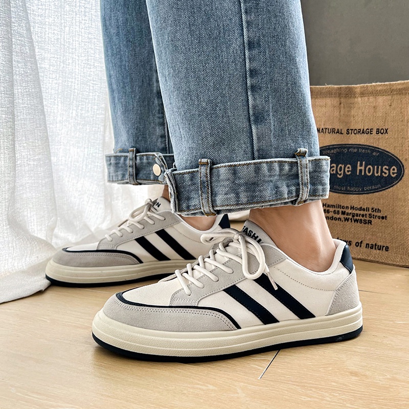 Giày sneaker nam vải thoáng khí êm nhẹ đi học đi chơi đi làm mẫu mới full size, Giày nam KATEZA60