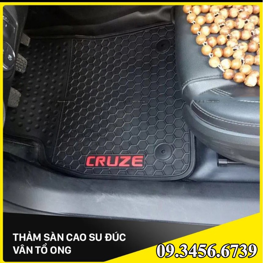 Thảm Lót Sàn Cao Su Xe Chevorlet Cruze 2009 đến 2020 Hàng Cao Su Đúc Ko Mùi