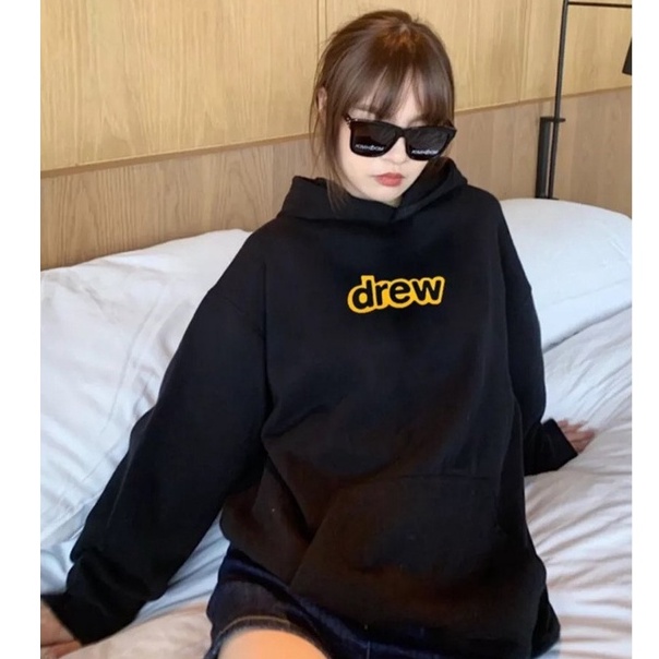 Áo Khoác Hoodie Nỉ DREW Nam Nữ Unisex Form Rộng Ulzzang