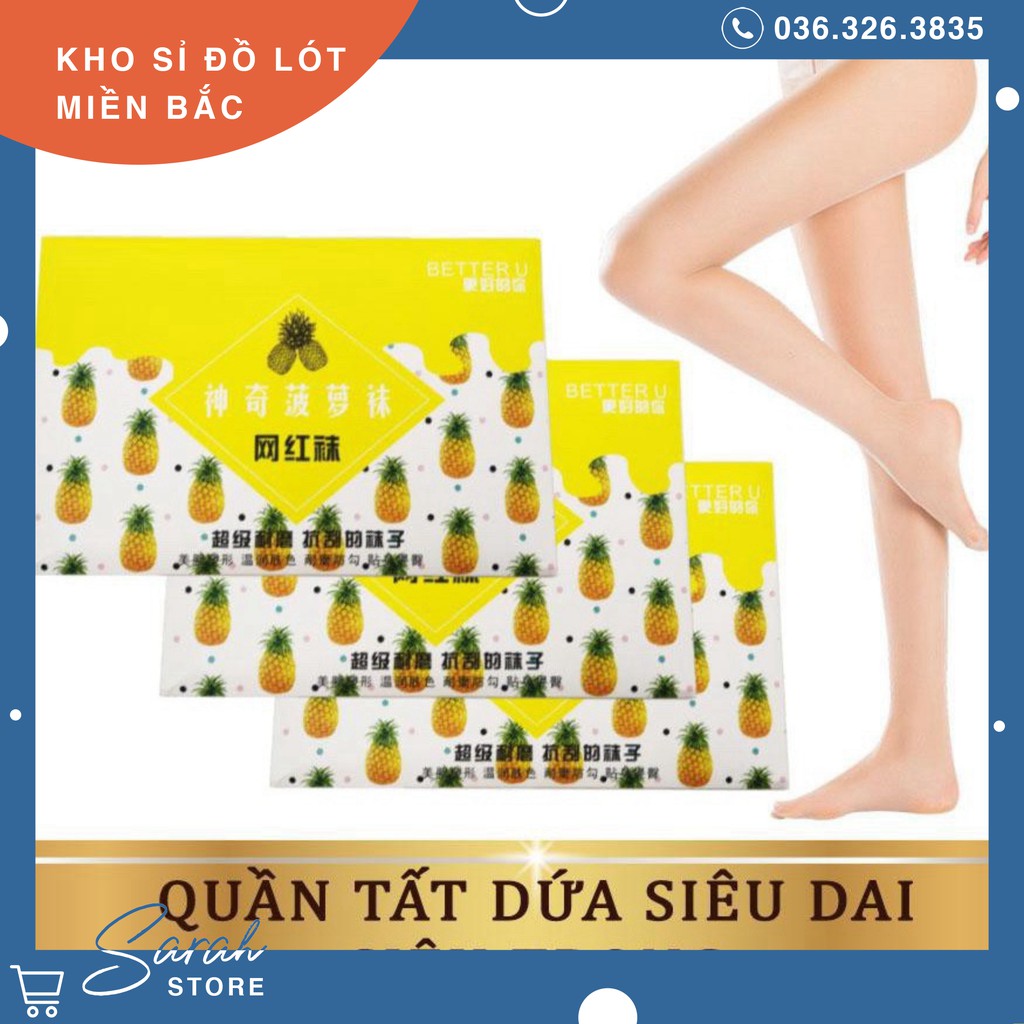 Quần Tất Quả Dứa 8D Chất Siêu Dai Mềm Mịn Siêu Hot