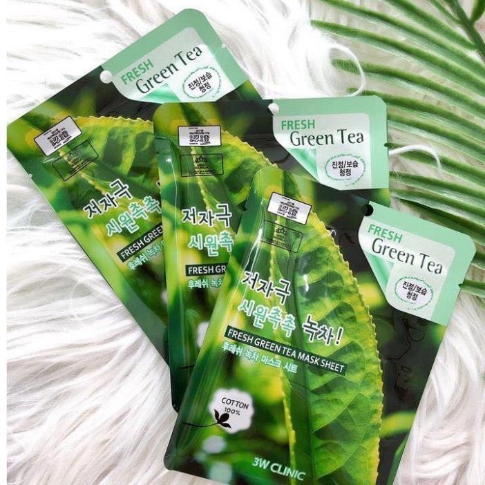 Mặt nạ dưỡng trắng, cấp ẩm 3W Clinic Fresh Mask Sheet 23ml