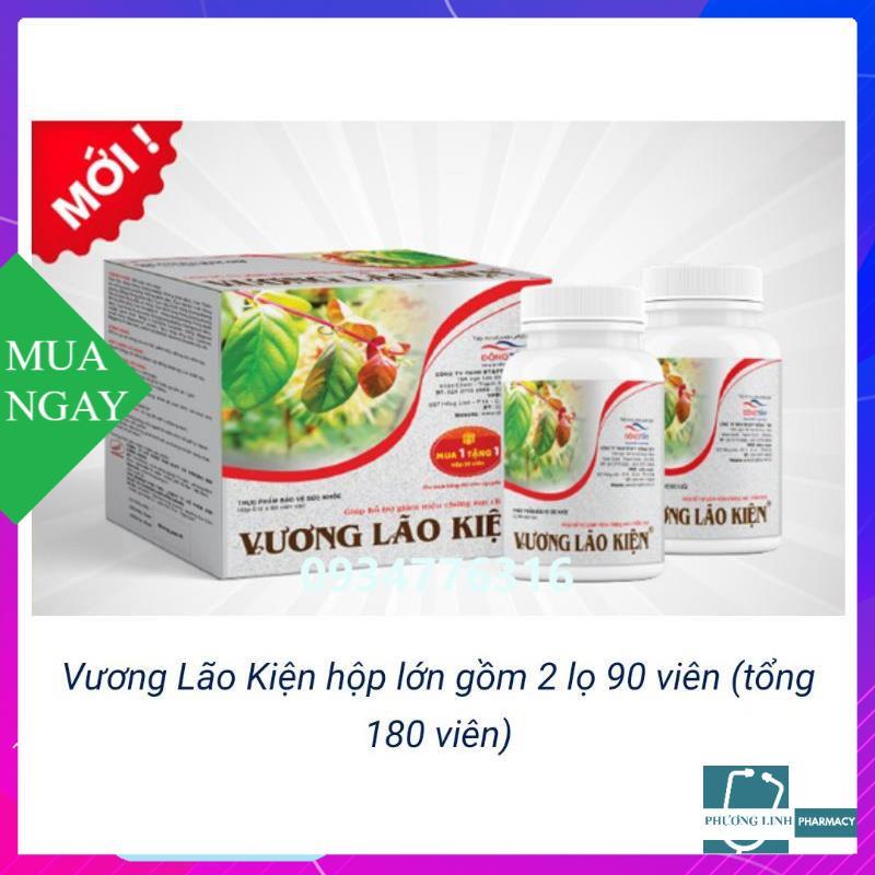 Vương Lão Kiện hộp 2 lọ 180 viên tặng 1 hộp 30 viên