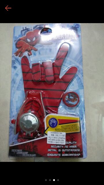 Đồ chơi - Bao tay và đồng hồ bắn đĩa SPIDER-MAN