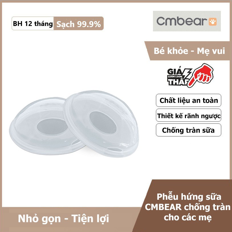 Phễu hứng sữa silicon cho mẹ