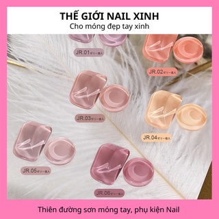 Sơn gel AS móng tay phụ kiện nail tone hồng nude nhẹ nhàng mã JR 15ml