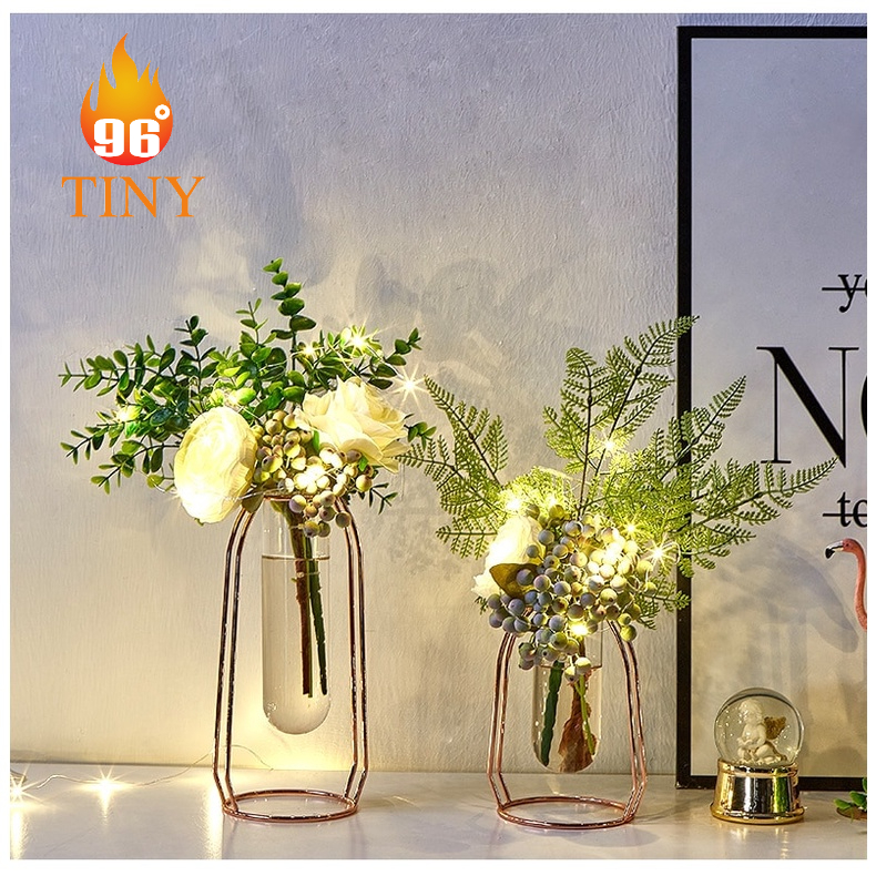 Lọ hoa thủy tinh trang trí để bàn, cắm hoa, trồng cây thủy sinh, sáng tạo không gian xanh, phong cách sang trọng