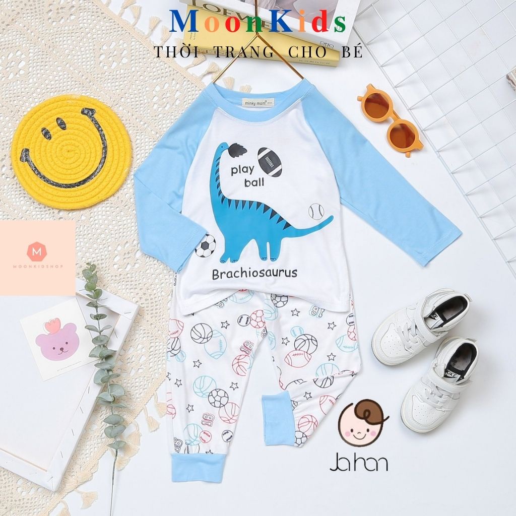 Bộ Dài Tay MINKY Cho Bé MẪU DÀI TAYBộ Body DÀI TAY Cho Bé họa tiết GẤU BROWN sọc dài,cho bé từ 4-17kg,