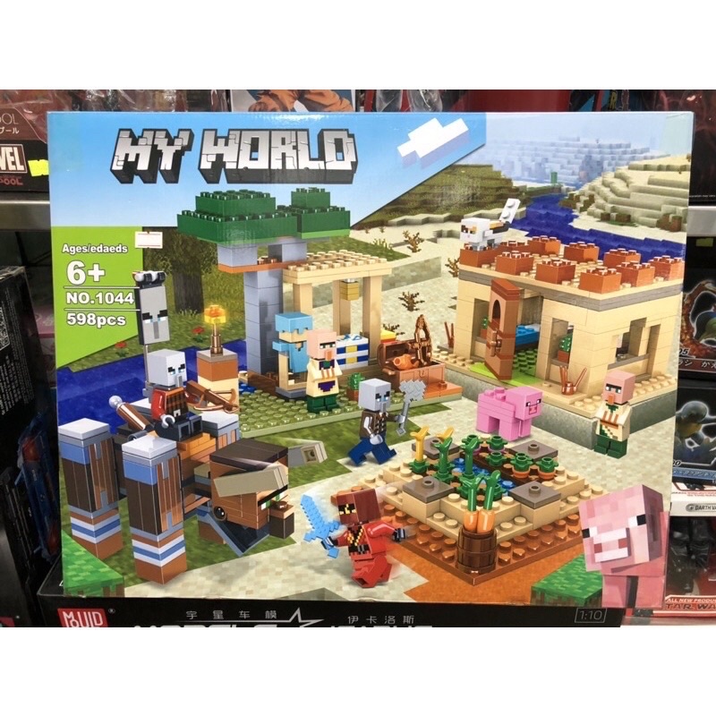 Lắp ráp mô hình Minecraft 1044 - Ngôi Làng Xa Mạc 598 Mảnh