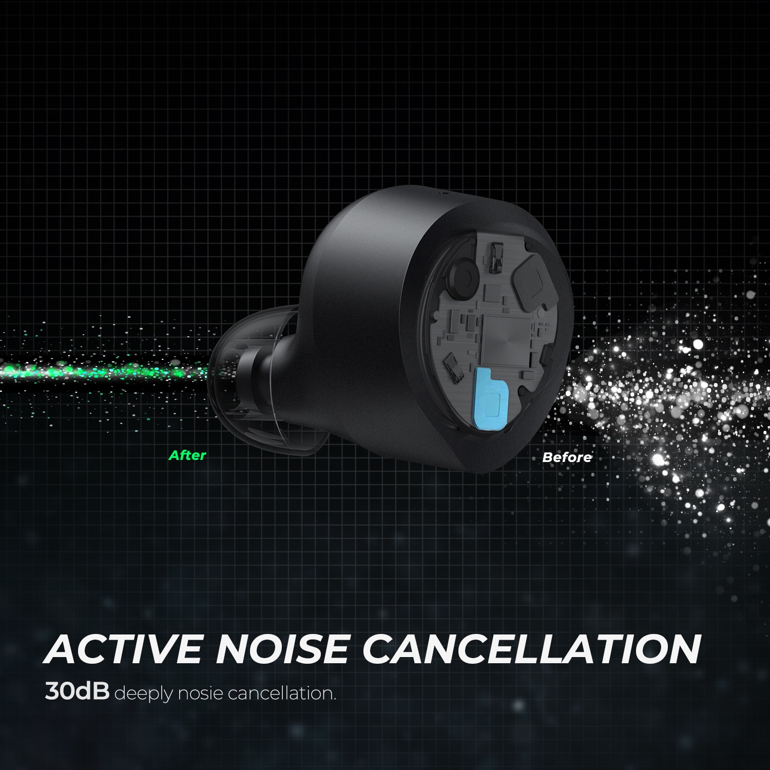 2021 New SoundPEATS T2 Wireless Earbuds ANC Noise Cancelling Bluetooth V5.1 Earphones Transparency 12mm Large Dynamic Driver