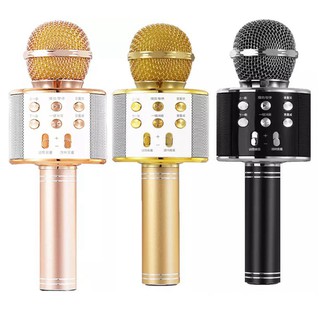 Micro Hát Karaoke Ws858 Kết Nối Bluetooth