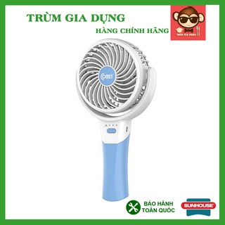 Quạt comet cf0904, quạt cầm tay comet đa năng sạc pin usb.
