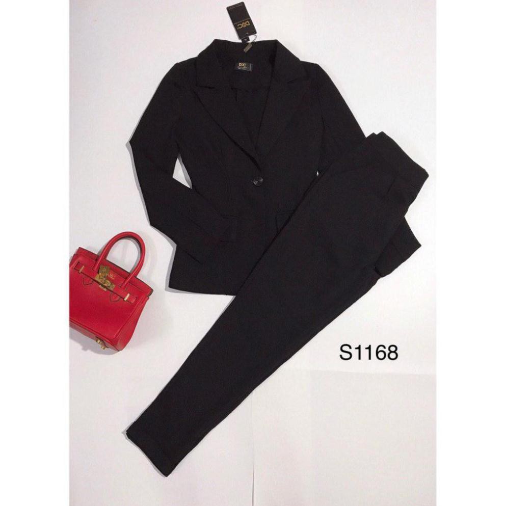 Bộ Vest đen công sở S1168 ảnh thật Mie Design