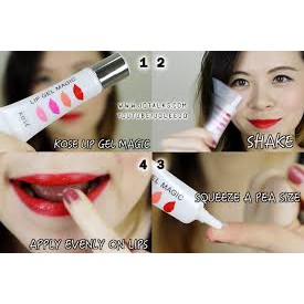 Son giữ màu Kose Lip Gel Magic Nhật Bản