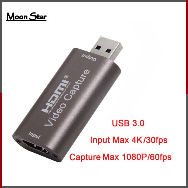 【READY STOCK】 Video  Capture  Card Usb  3.0 4k 60hz Hdmi Streaming Video Recording  Box usb hdmi