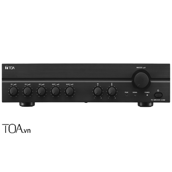 Toa A-2060 H, Amply tăng âm truyền thanh 60W, âm thanh thông báo, hội trường quán cafe