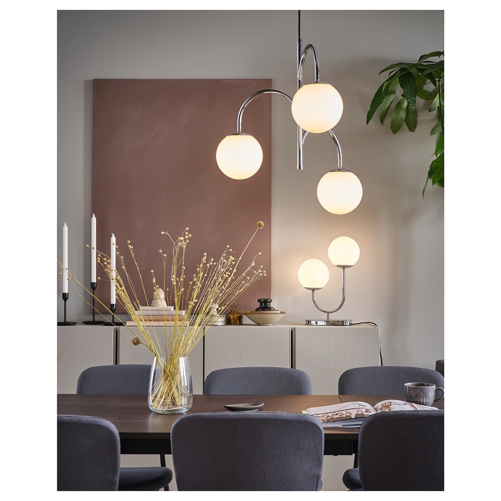 Bóng đèn Led siêu tiết kiệm điện ánh sáng vàng, trắng vàng Solhetta IKEA đui E14 3.4w 470 Lumen