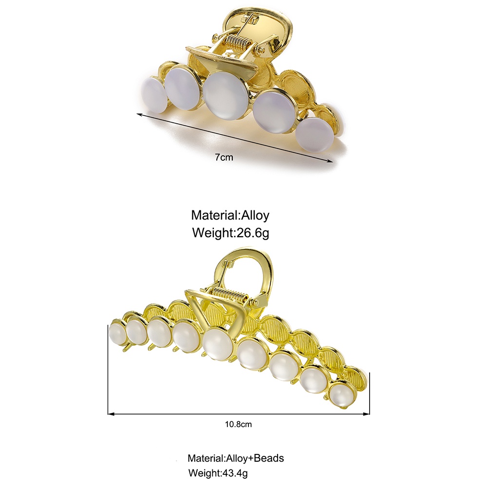 Kẹp Tóc Đính Đá Opal Thanh Lịch Cho Nữ