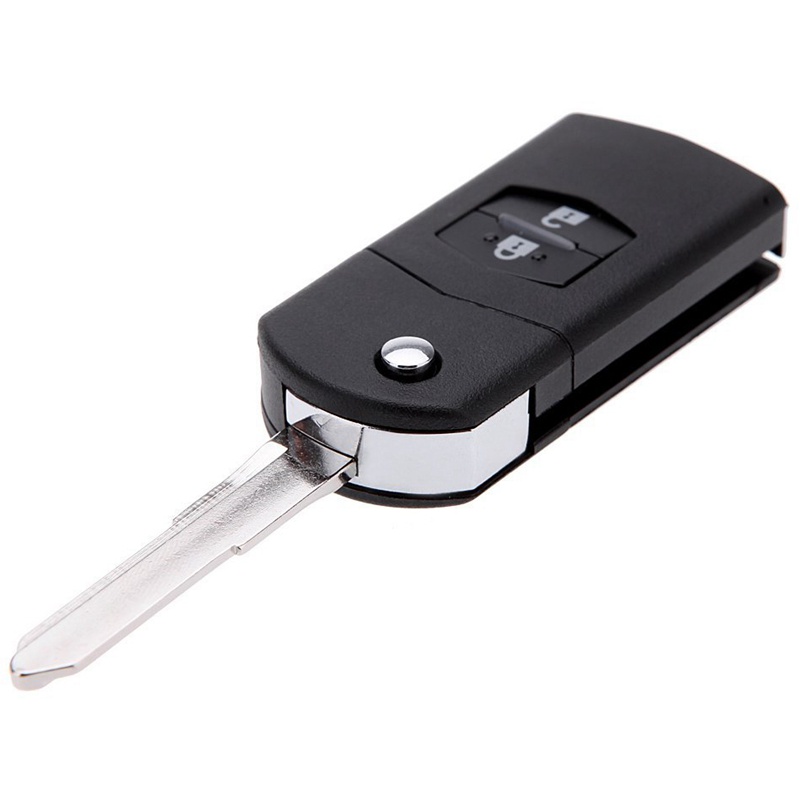 Chìa khóa điều khiển từ xa 2 nút màu đen cho MAZDA 3 5 6
