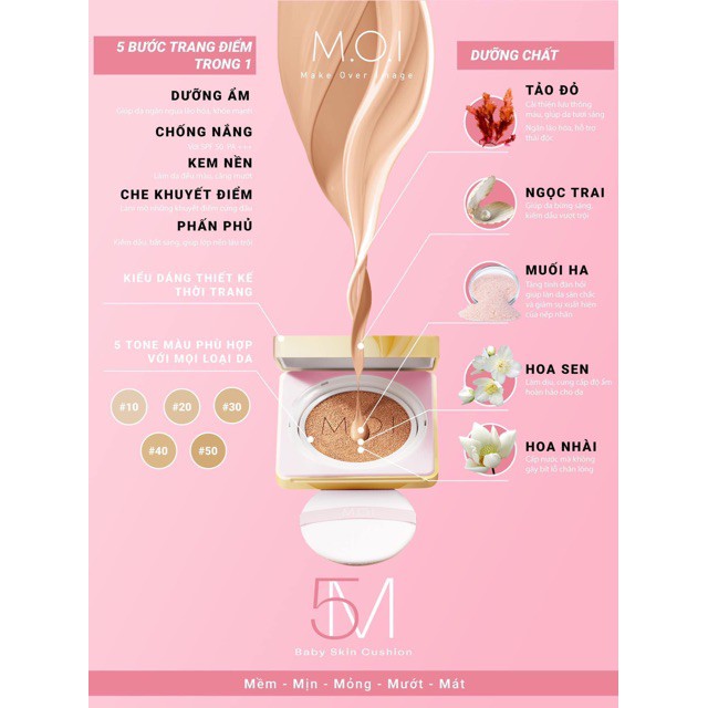 𝟱𝗠 𝗕𝗔𝗕𝗬 𝗦𝗞𝗜𝗡 𝗖𝗨𝗦𝗛𝗜𝗢𝗡 Phấn Nước Hồ Ngọc Hà Phiên Bản Mới Nhất 2020 | BigBuy360 - bigbuy360.vn