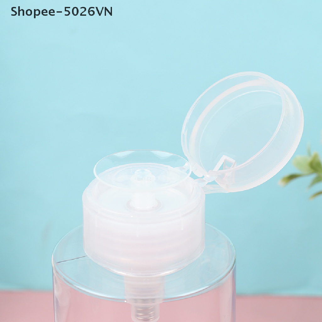 [Hàng mới về] Chai bơm rỗng chiết mỹ phẩm dung dịch tẩy sơn móng tay tái sử dụng được 150ml/ 200ml/ 300ml