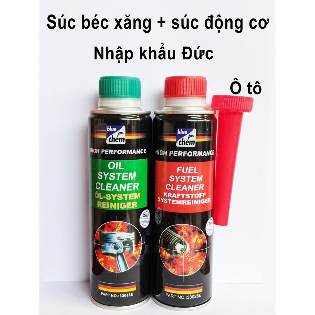 Súc động cơ và súc béc xăng ô tô Bluechem cao cấp nhập khẩu Đức