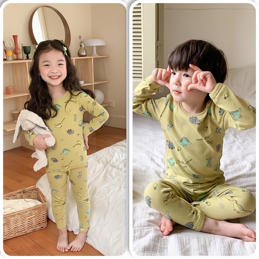 [Link 5 AmbbKids] Bộ Đồ Dài Tay Thu Đông Ambb Kids Cho Bé Trai Bé Gái [Có sẵn] 2022
