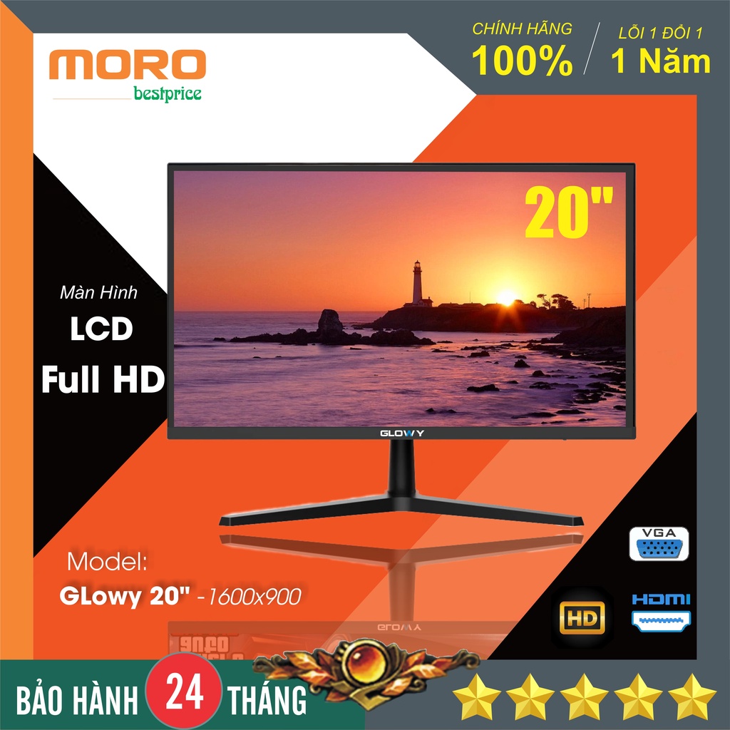 [Mã 255ELSALE giảm 7% đơn 300K] Màn hình LCD GLowy 17|19|22|24 inch - Mới 100% Full Box - Bảo hành chính hãng 24 tháng! | WebRaoVat - webraovat.net.vn