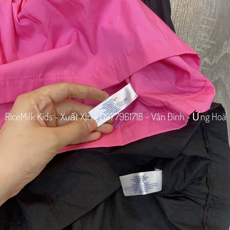 [Xả] Váy xoè cotton đính cườm xuất dư xịn